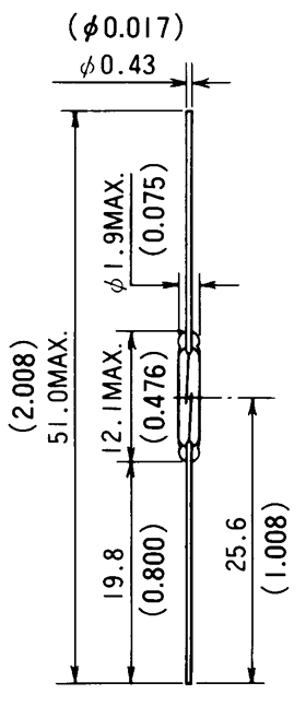 干簧管（磁性開關/磁簧開關）HYR-1003尺寸規(guī)格