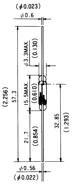 干簧管（磁性開關(guān)/磁簧開關(guān)）HYR-9001尺寸規(guī)格
