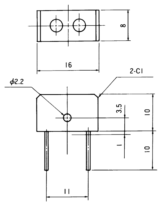 光電傳感器（光學傳感器）OM-2016尺寸規(guī)格