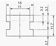 光電傳感器（光學傳感器）ON-171-A8 板子厚度: t=1mm 