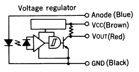 光電傳感器（光學傳感器）OJ-3001原理電路