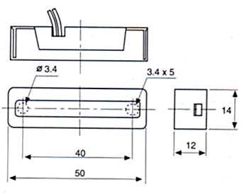 門磁開關(guān)（磁性開關(guān)/接近開關(guān)/接近傳感器）PS-1533尺寸規(guī)格