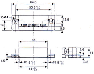 門磁開關(guān)（磁性開關(guān)/接近開關(guān)/接近傳感器）PS-1531、PS-1534尺寸規(guī)格