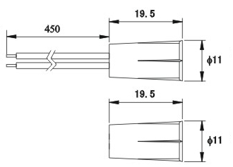 門磁開關（磁性開關/接近開關/接近傳感器）PS-1651尺寸規(guī)格