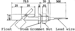 塑料浮球液位開(kāi)關(guān)（水位開(kāi)關(guān)/液位傳感器）MFS9-N2-2